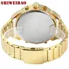SHIWEIBAO-Reloj de pulsera de cuarzo para hombre, de lujo, resistente al agua, doble horario, con correa de acero inoxidable ► Foto 3/6