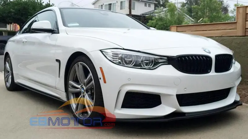 P style Real Carbon Fiber side skirts Extensions For BMW 4-Series F32 F33 F36 420i 428i 435i M sport 2014UP