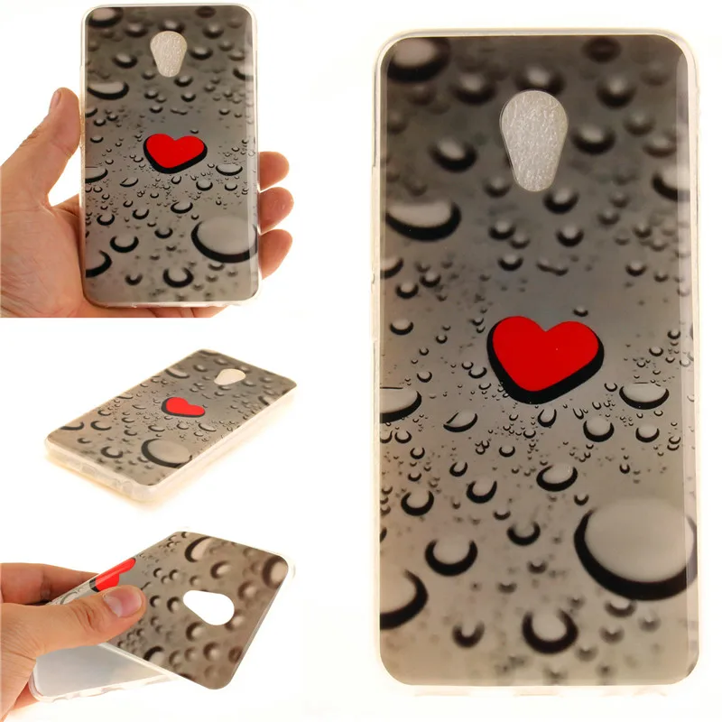 

Meizu M5 M 5 Silicone Case Anime Animal Flower Soft Silicon TPU Skin Back Cover Phone Case for Meizu M5 5.2" Soft Phone Cover