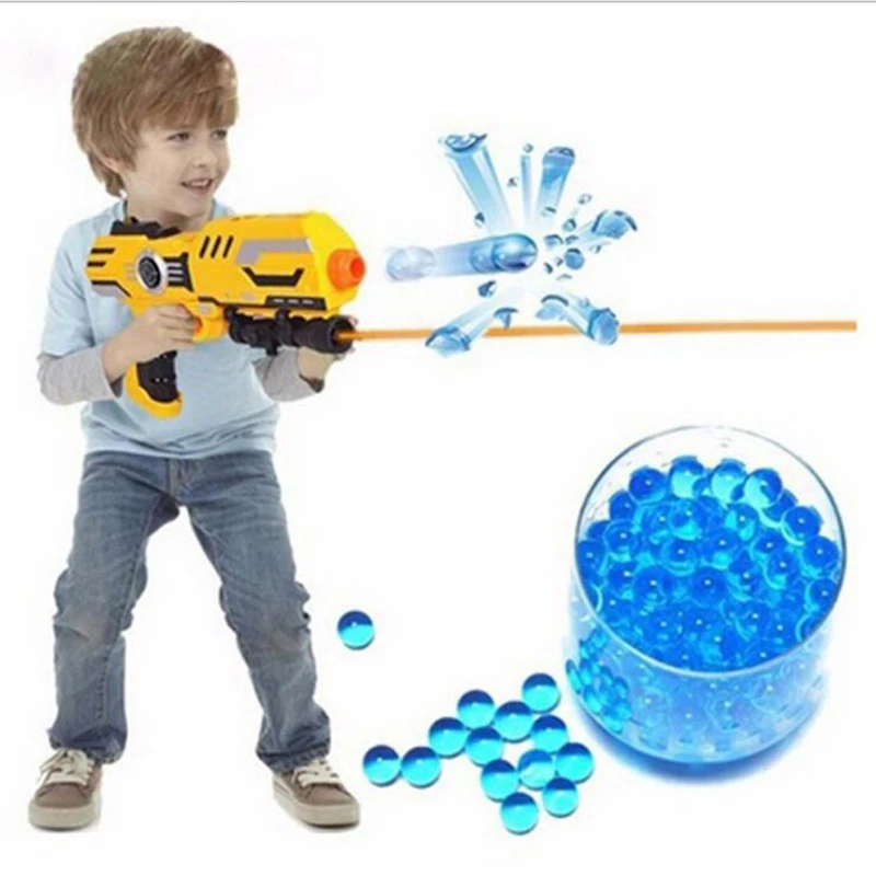 40g/Bag Colored Soft Crystal Bullet Electric Lianpeng Bullet Can Launch Water Bouncer Bulk Child Water Gun Bullet Toy
