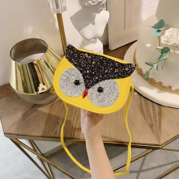 

2019 Girl Coin Purse Handbag Children Wallet Small Coin Box Bag Cute Owl Kid Money Bag Baby Shoulder Bag Purse