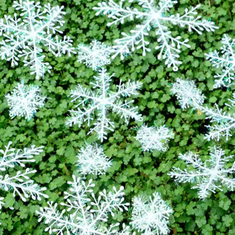 Забавная Рождественская Снежинка оконная наклейка зимняя Настенная Наклейка s детская комната рождественские украшения для дома Новый год