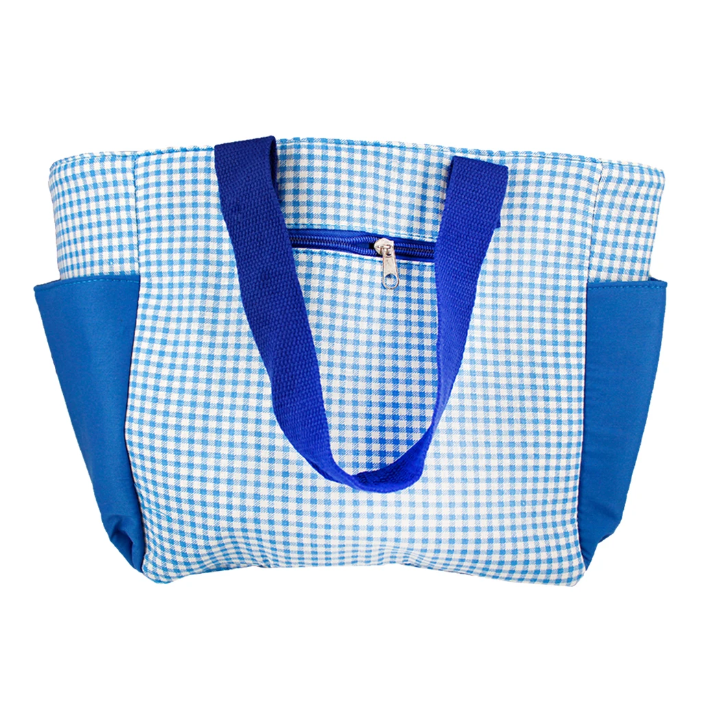 Large Knitting Needles Yarns Crochet Hooks Knitting Wool Organizer Bag Multifunctional Cotton Canvas Storage Bag