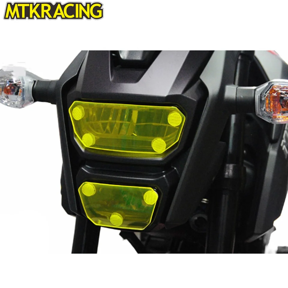 

MTKRACING MSX 125 SF Motorcycle Acrylic Headlight protection sheet Screen Cover For HONDA MSX125 SF 2016-2018