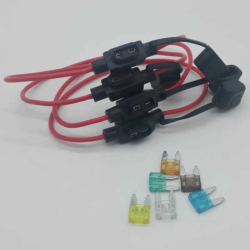 Free Shipping 10PCS/lot mini Auto fuse car In Line waterproof mini auto Fuse Holder. automotive