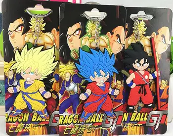 

Free Shipping 20 pcs Popular Cartoon Japanese Anime Dragon Ball PVC Key Chains Pendant Gifts Party Favors L-122