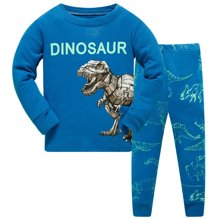 Г. Новая брендовая Пижама с динозавром для мальчиков детская пижама с Бэтменом, пижамы с животными для малышей, Детская Хлопковая одежда для сна для детей от 3 до 8 лет
