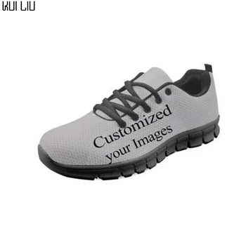 

Customized Iamge LOGO Print Sneakers Men Flat Shoes boy Sneaker Spring Black bottom Comfortable Flats Breathable Male light shoe