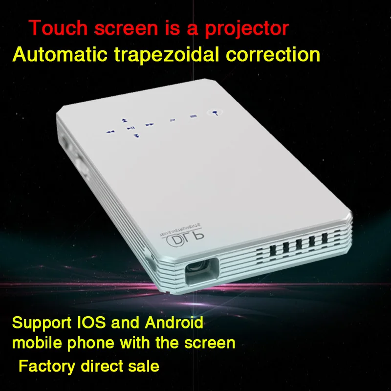 

HD LED DLP 3D Projector Finger Hand Touch Screen Video Home Cinema 100 ANSI lumens Android Bluetooth Wifi 1080P Beamer USB