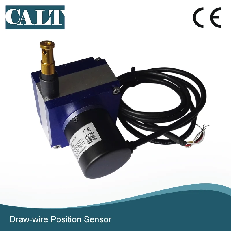 

CALT 1500mm Linear Distance Measurement Sensor Steel Wire Cable Pull Extension Position Sensor