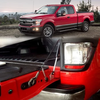 

For Ford F150 F-150 2015-2018 Stainless Car Styling Rear Trunk Lift Supporting Hood Strut Shock Gas Spring Rod Poles 1*