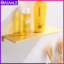 Bathroom Shelf Organizer Brass Corner Storage Holder Shelves Bathroom Accessories Creative Shower Shampoo Rack Wall Mounted Bathroom Shelf Organizer Brass Corner Storage Holder Shelves Bathroom Accessories Creative Shower Shampoo Rack Wall Mounted