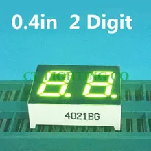 0." 0.4in. Зеленый светодиод Дисплей 7-сегментный общий катод 3 Бит Цифровой Tube 7 segmentos светодиодный цифровой трубки