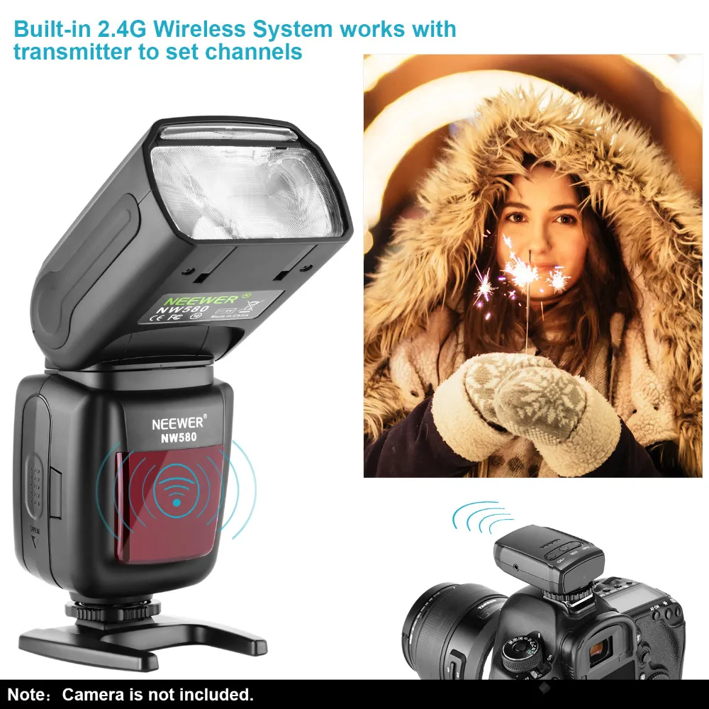 Новая беспроводная вспышка Speedlite для Canon Nikon Sony Panasonic Olympus Fujifilm и других зеркальных
