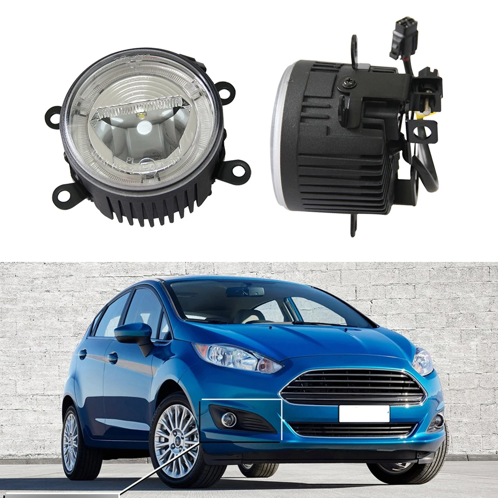 E4 approved 12V 10W DRL LED GLASS Fog Light Lamp for SUZUKI SWIFT 2004