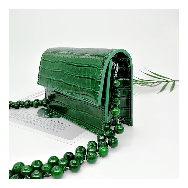 verde mensageiro saco de moda pequeno quadrado senhoras