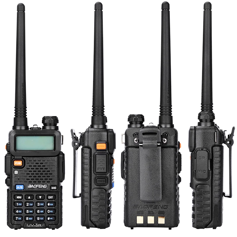 Baofeng UV-5R двухканальные рации двойной дисплей двухдиапазонный Baofeng UV5R портативный 5 Вт UHF VHF двухстороннее радио Pofung UV 5R КВ трансивер