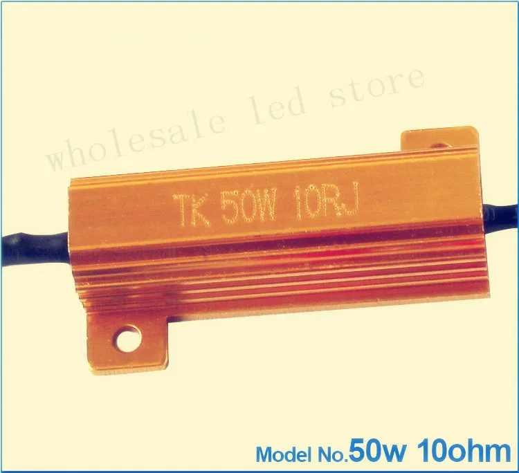 20PCS 50w 10ohm Load Resistor for Auto Car LED Turn Signal Light Bulbs