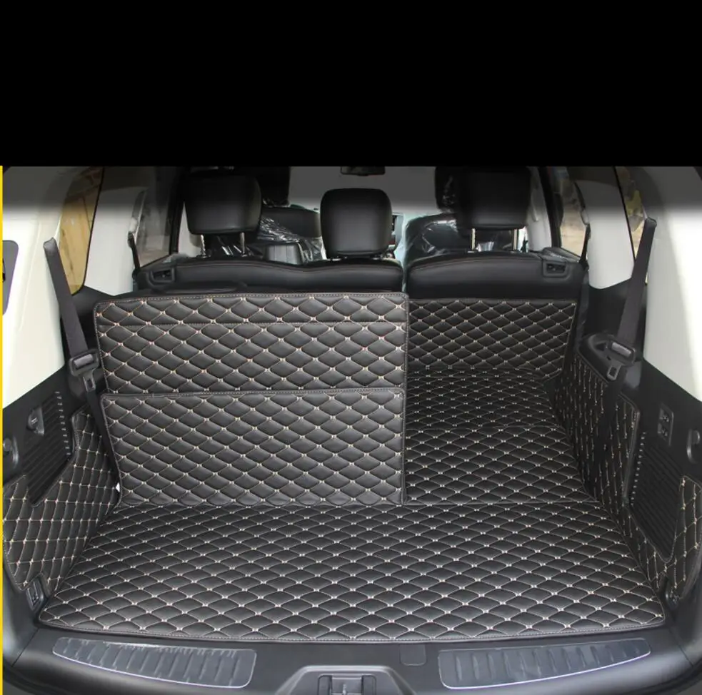 Волокна кожи багажник автомобиля коврик для nissan patrol 2010 2011 2012 2013 Armada Y62 автомобильные аксессуары