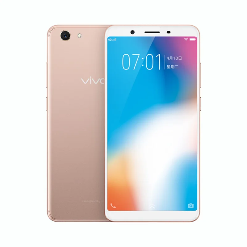 Vivo authorized VIVO Y71 мобильный телефон 4G LTE Android 8,1 MSM8917 четырехъядерный 3g+ 32G 5,9" 13MP Face Wake AI Selfie мобильный телефон - Цвет: Золотой