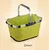 Складная корзина для хранения организации сумки Оксфорд Лагерь Корзина Прочный моющийся кухня дом супермаркет корзина для белья - Цвет: Зеленый