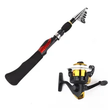 1,6 м портативные телескопические зимние удочки комбинированная ледяная Удочка с спиннингом и рыболовной леской набор рыболовных снастей