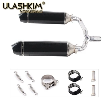 

Motorcycle Full Exhaust Muffler Escape System Slip On For suzuki GSR400 GSR600 BK400 BK600 GSR BK 400 600 Modified Link Pipe