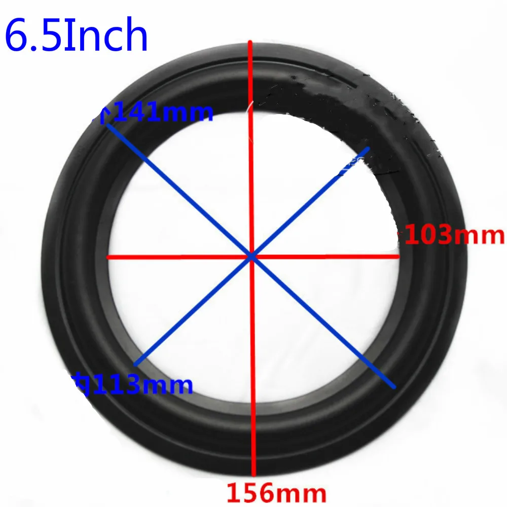 Tenghong 2 шт. динамик резиновый край 4 5 6 8 10 12 дюймов сабвуфер динамик s запасные части Аксессуары складное кольцо в громкий динамик DIY