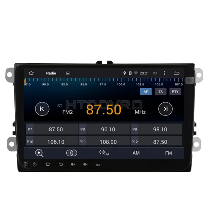 Excellent YMODVHT 9inch Octa Core 4GB Android 9.0 Car DVD GPS for VW SAGITAR/JATTA/JETTA/MAGOTAN/PASSAT B6/V6/B7/CC/GOLF/TIGUAN/BORA 5