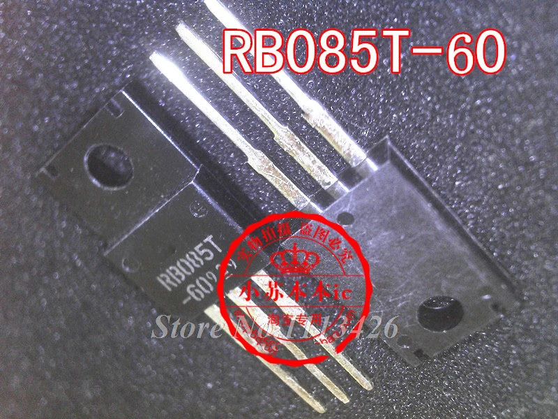 

Free shipping 10pcs/lot RB085T-60 RB085T TO220F new original