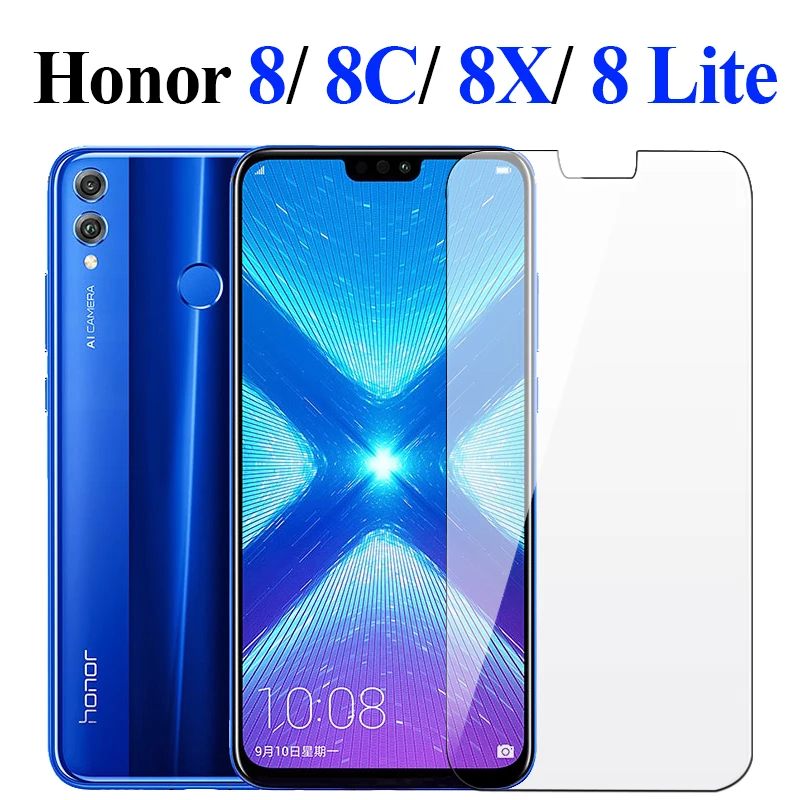 Honor 8x стекло для huawei honor honer hono 8c 8 x Lite защитная пленка из закаленного стекла huavei x8 c8