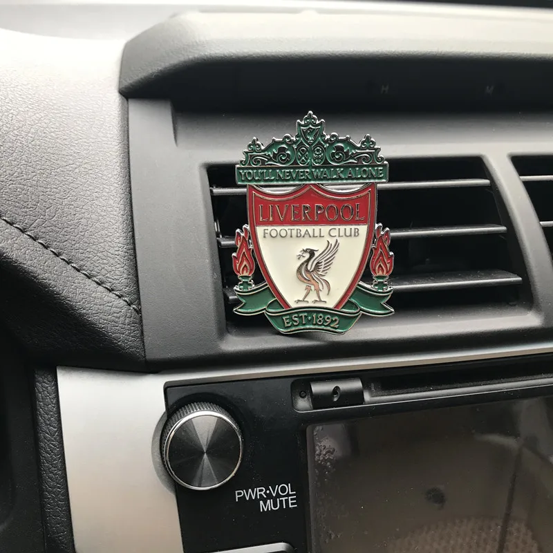 

Car accessories air freshener clip air conditioning vent perfume for Real Madrid Barcelona Manchester United Liverpool fans