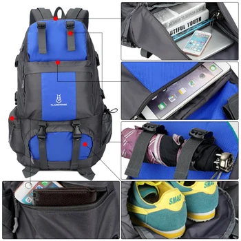 

50L Hiking Backpacks Outdoor Backpack Camping Bag Waterproof Mountaineering Sport Bag Climbing Rucksack Hot New