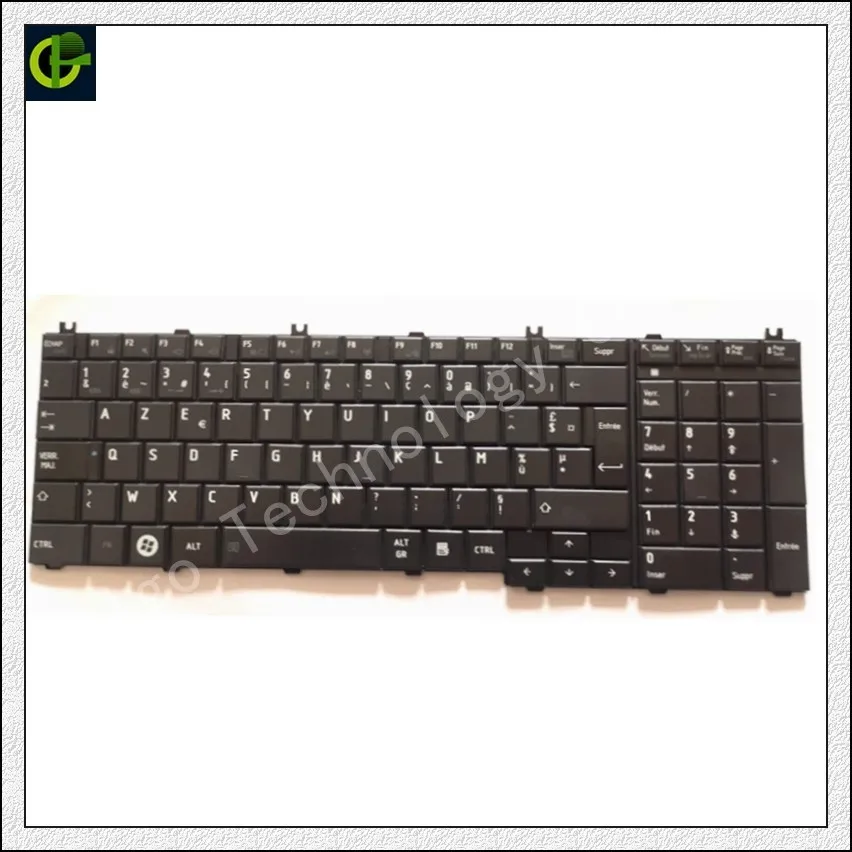 Французский Azerty Клавиатура для ноутбука Toshiba V114302CK1 PK130CK3A15 MP-09N16F0-6981 PK130CK2C15 V114362AK1