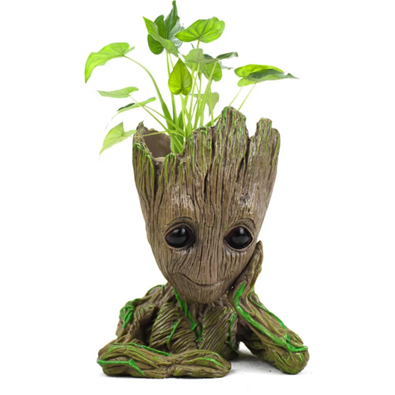 

Baby Vinyl Pot for Plants Nice Action FiguresChildren's Toys Gift Desk Decoration Planters for Succulents Succulents Plants