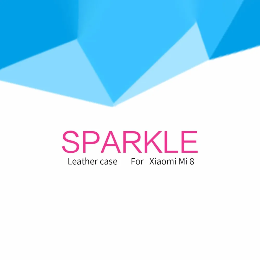 Filp чехол для Xiao mi 8/mi 8 SE NILLKIN Sparkle супер тонкий флип-чехол pu кожаный чехол с розничной доставкой посылка