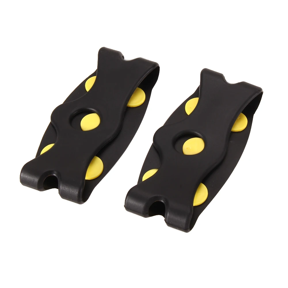 Winter 5 studs Snow Anti Slip ice crampons Mens Ice Snow Crampons Shoes snow walker for Skiing Walking Hiking Travel Kit EA14 Winter 5 studs Snow Anti Slip ice crampons Mens Ice Snow Crampons Shoes snow walker for Skiing Walking Hiking Travel Kit EA14