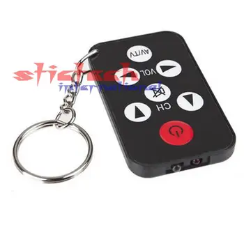 

by dhl or ems 200 pcs Mini Universal Key Ring 7 Keys Infrared IR TV Set Remote Control Keychain Controller