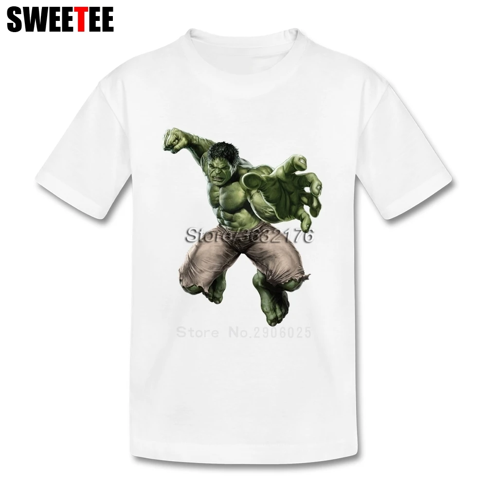 Avengers Hulk 3D Boy Girl T Shirt Baby Infant Pure Cotton O Neck Kid