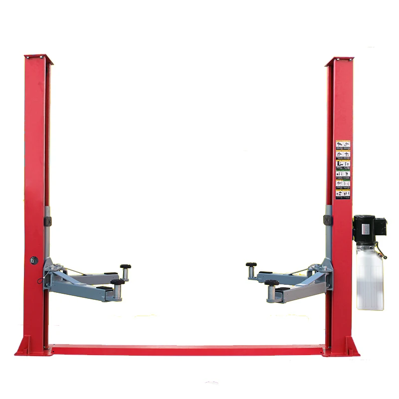 Модель: QJ Y 2 35 Floorplate post lift с ручным выпуском симметричными дужками 3 5 тонн| |