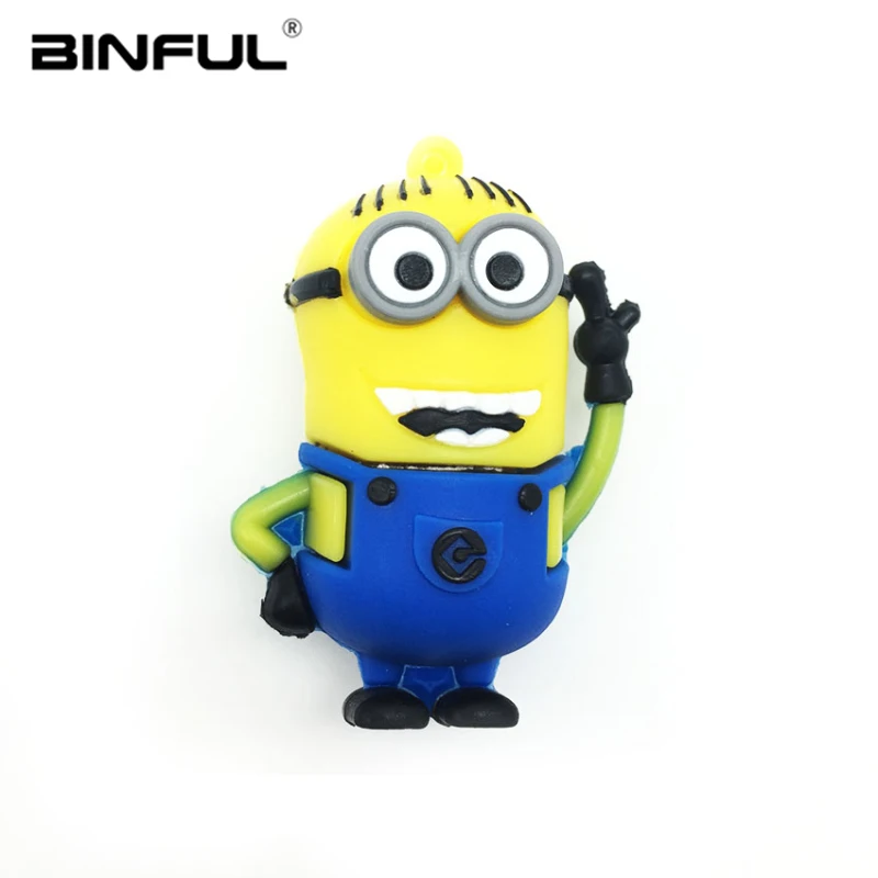 

Cartoon Little Yellow Man Usb Flash Drive 4gb 8gb 16gb High Speed Usb 2.0 Pen Drive 32gb 64gb 128gb Flash Memory Stick Best Gift