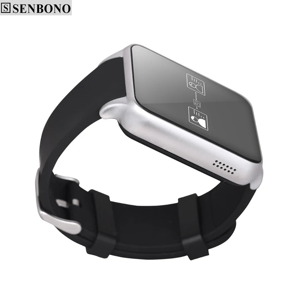 Senbono Новый Водонепроницаемый монитор сердечного ритма Bluetooth Smart Watch GT88 Smartwatch