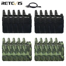 20pcs Mini Walkie Talkie Retevis RT22 Extreme Ultra thin 2W UHF 400 480MHz VOX Ham Radio