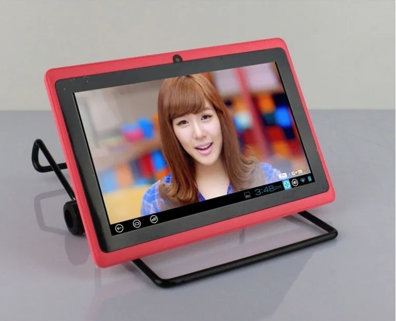 DHL 20 шт./лот 7 дюймов Q88 A33 4 ядра Tablet PC 512 МБ/8 ГБ Android 4.4.2 WIFI Двойная камера