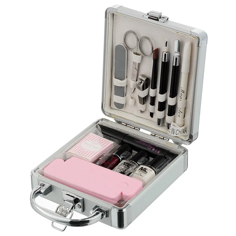 The new 2015 good quality manicure necessary professional nail care kit