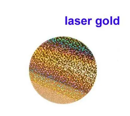 1 лист 1" x 20"/25 см x 50 см лазерная голограмма радуга теплопередача виниловая Футболка железа на HTV фильм - Цвет: laser gold