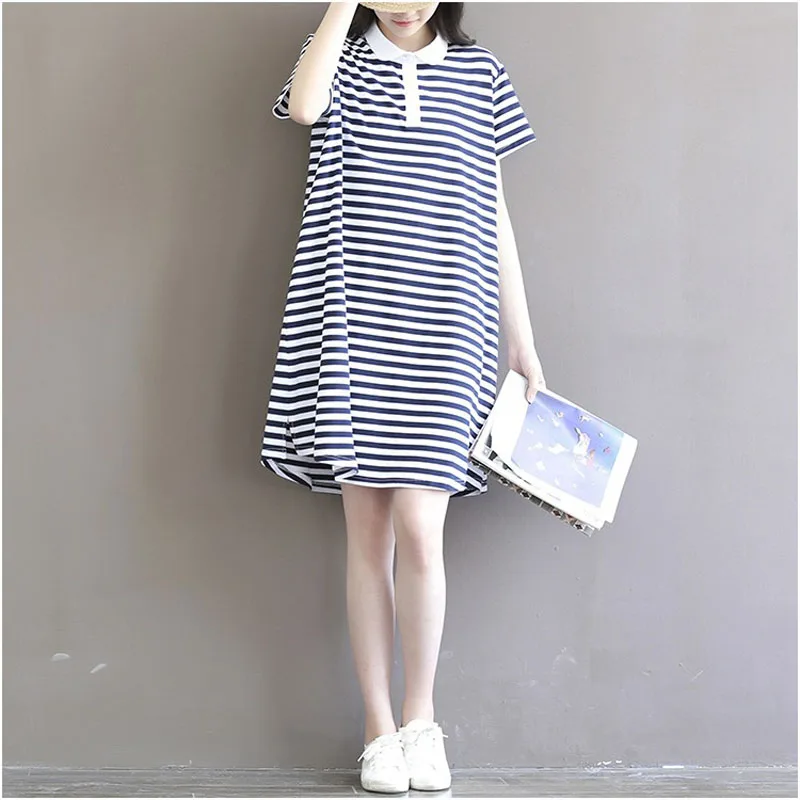 

4XL Cotton Maternity Pregnancy Dresses For Pregnant Women Clothes Casual Striped Dresses Pregnant Clothing Maternity Gravidas