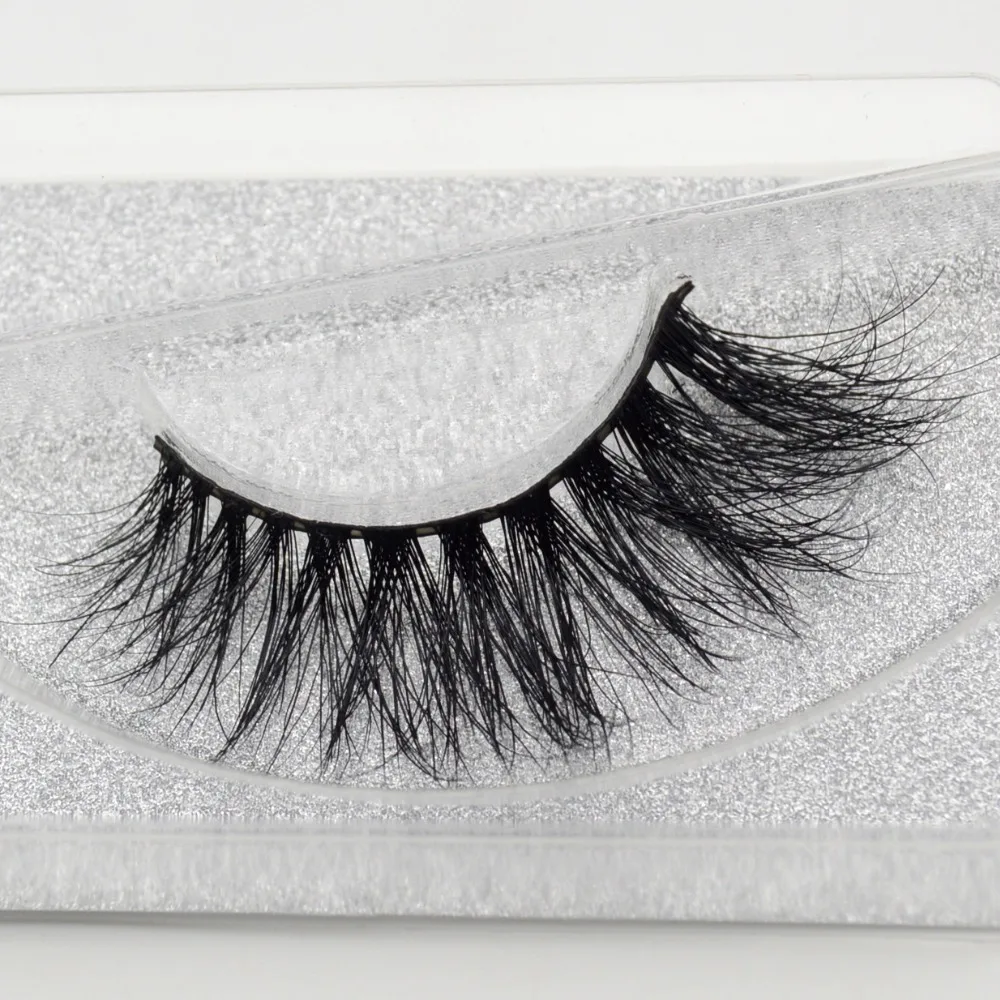 

visofree 3D Mink Lashes Thick False Real Mink Eyelashes Fake Eye Lashes Beauty 100% Handmade For Makeup A21