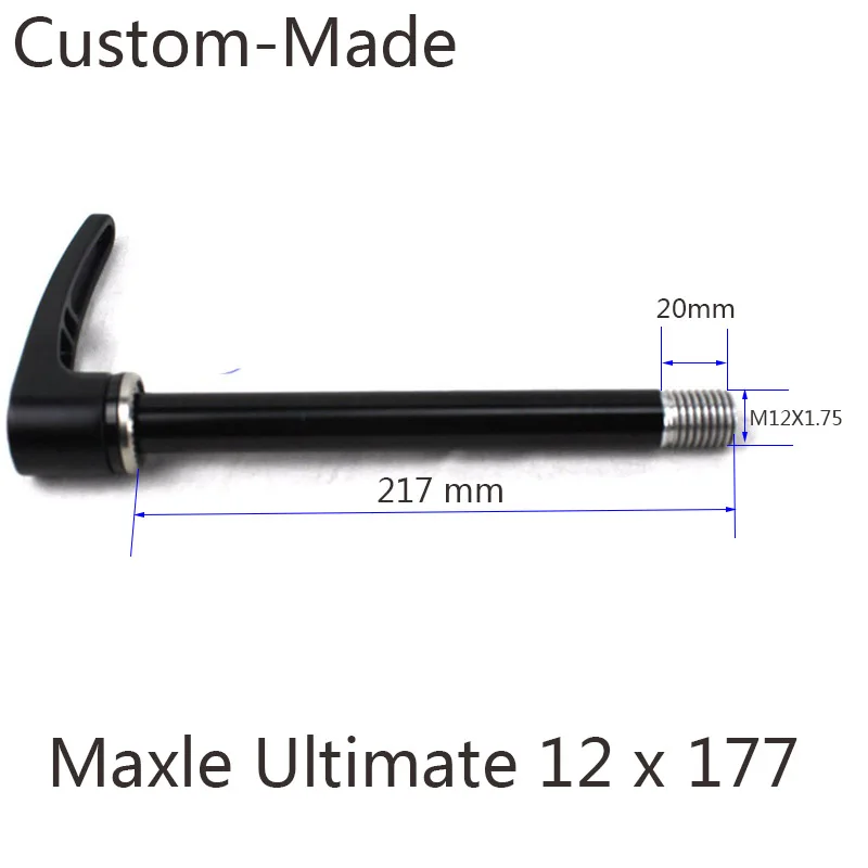 Сзади через ось rockshox Maxle Ultimate 12x197 12x177 фэт-байке E-thru жира biycle 12X177 12X197 мм на заказ через ось