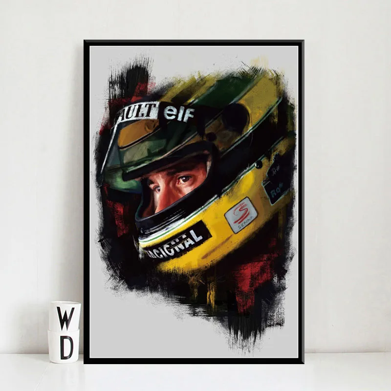 となります ヤフオク アイルトン セナ F1 ポスター ボード パネル フ します Shineray Com Br